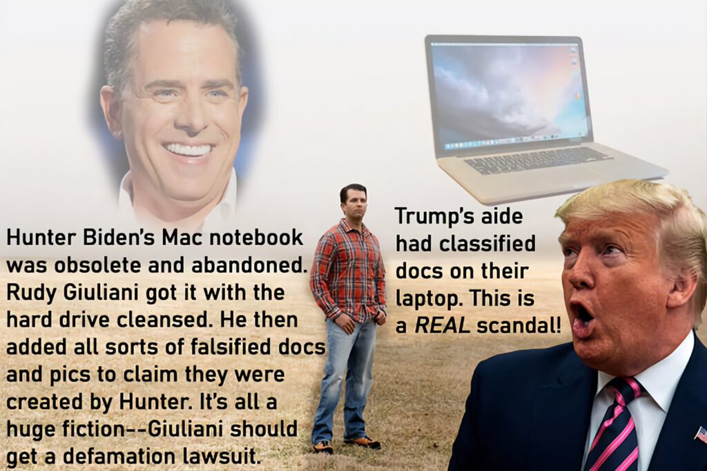 Hunter Biden Laptop the "fill in the blank" to own the libs